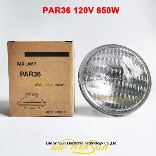Freeship PAR36 120V 650W DWE650W Par Can Lamp Bulb Stage Blinder Lamp Source 650W Replacement Lamp Bulb