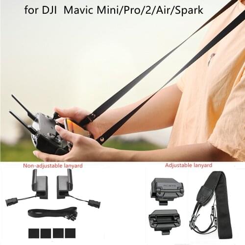 Remote Control Extend Bracket Phone Clip Mount With Neck Lanyard Strap for DJI Mavic Mini Mavic 2 Pro Zoom Pro 1 Air Spark