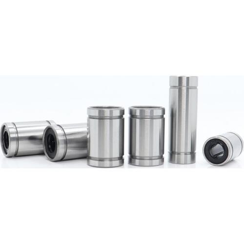 3D Printer Parts Linear Bearings Set for JGAurora A5 / A5S / A1 A3S High Quality LM10UU LM8UU LM8LUU Bearing