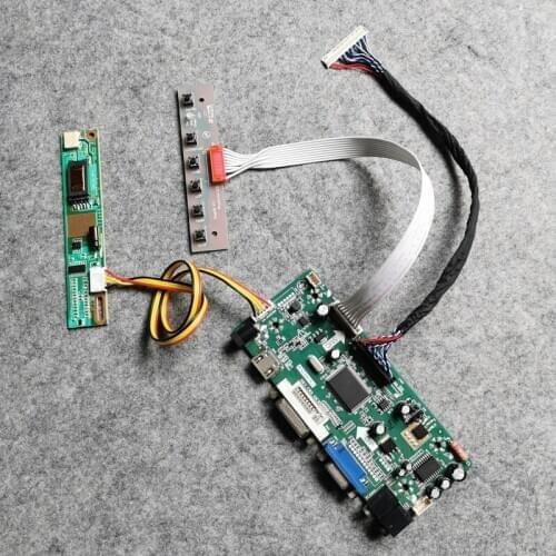 LCD drive board For N150P5/B150PG01/B150PG03/B150PG04/B150PN01 screen VGA DVI DIY kit 1CCFL 1400*1050 30-Pin LVDS M.NT68676