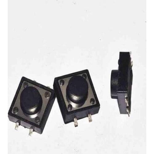 100PCS/Lot SMD Push Button Switch 12*12*6MM 12*12 Light touch switch H= 6mm