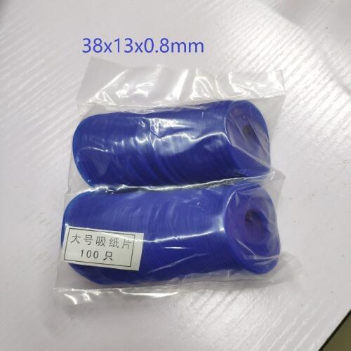 100 pieces free shipping rubber sucker for offset printing machine spareparts 38x13x0.8MM