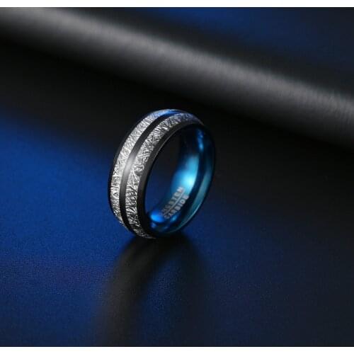 2021 Fashion Charm Simple Style Ice Silk Foil Tungsten Steel Wedding Ring New Men And Women Holiday Party Party Jewelry Gift