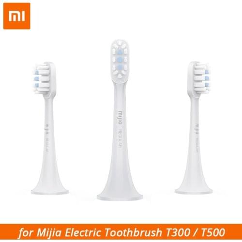 Original Xiaomi Mijia Electric Toothbrush Head 3PCS for T300 / T500 Smart Sonic Toothbrush Acoustic Clean 3D Brush Head Combines