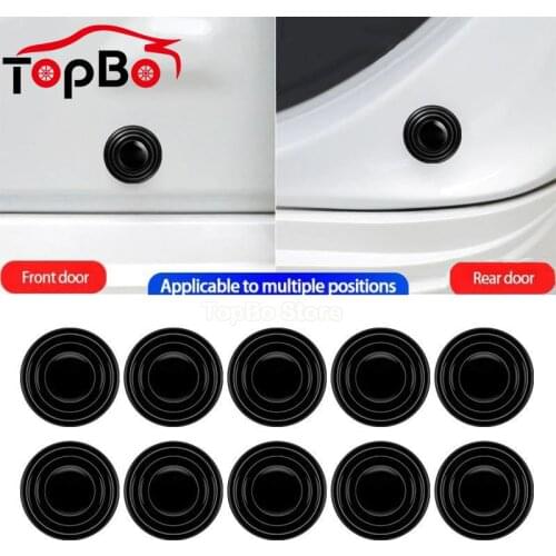 4/8Pcs Universal Car Anti-Noise Door Silicone Shock-absorbing Buffer Gasket Closing Door Pad Anti-collision Stickers Car Styling