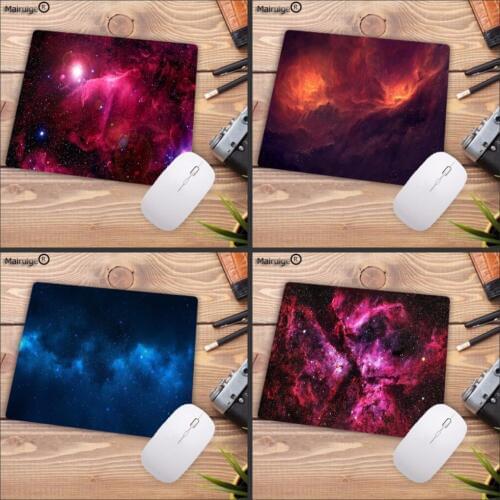Mairuige Outer Space Stars Nebulae Art Wallpaper Anti-Slip Mouse Pad 180x220x2mm and 250x290x2mm mat Cool Design mouse pad