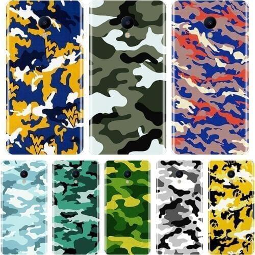 Phone Case For Meizu M2 M3 M3S M5 M5C M5S M6 M6S M6T Soft TPU Silicone Camouflage Military Back Cover Meizu M2 M3 M5 M6 Note