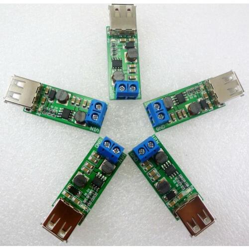 Dd1205ua_t 5pcs Dc Dc 1v~6.5v To 5v Automatic Step-Up And Step-Down Converter For Led Motor 18650 Solar Panel Charger