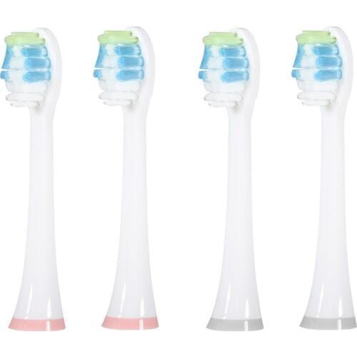 2 Pieces Rooman Electric Toothbrush Replacement Brush Heads Refill Set for Rooman