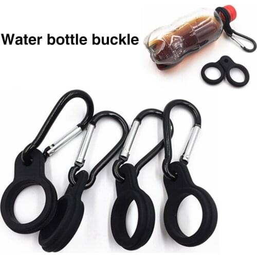 Kettle Hanging Buckle Carabiner Silicone Sports Water Bottle Holder Outdoor Camp Camping Portable Outdoor Elements