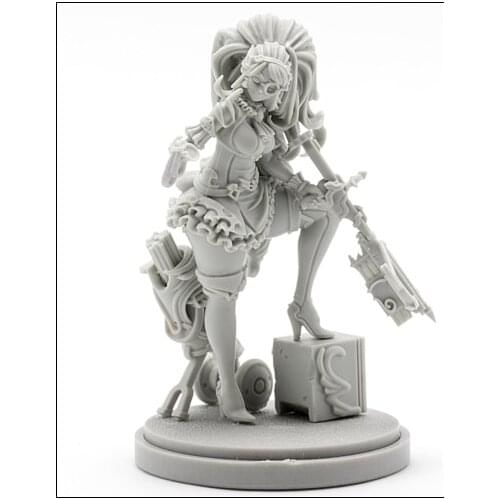 Special Offer Die-cast Resin Model KD 25 King Death Investment Sniper Suit Resin White Model Free Shipping