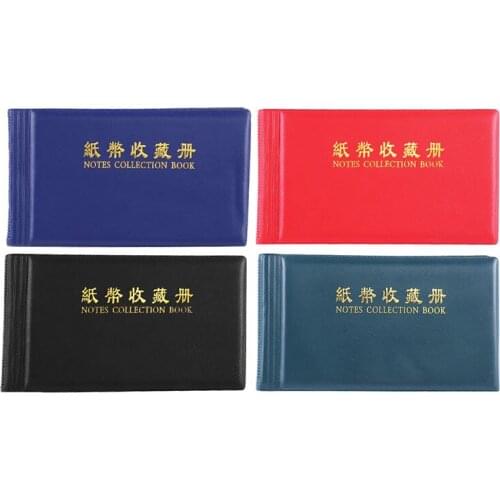 Creative 20 Pages Money Albums For World Paper Money Album Holder Money Banknote Storage Case Paper Money Collector