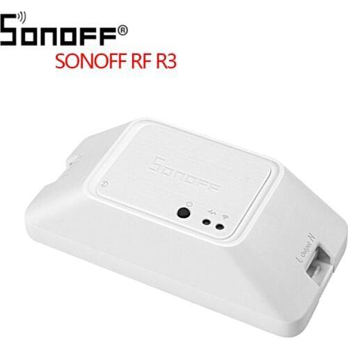 Newest Sonoff RF R3 433Mhz RF Smart Wifi Switch Wifi Delay Switch Smart Home Light Controller Via eWeLink APP Works With Alexa
