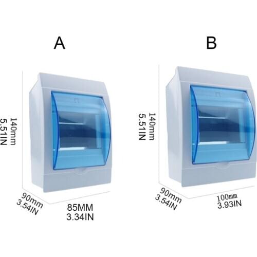 Waterproof Electrical Distribution Box Home Switch Protective Case for 2-3/3-4 Ways Wall Mounted Circuit Breaker