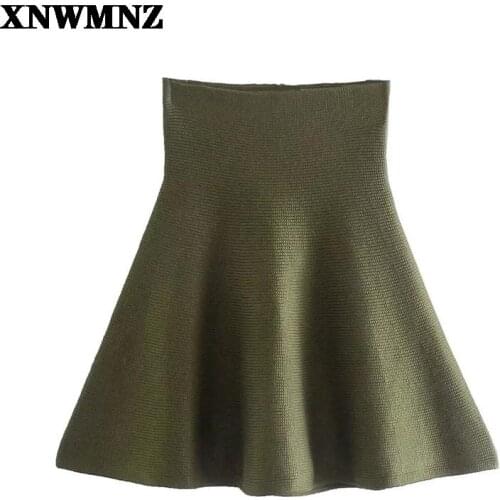 Женские трикотажные юбки XNWMNZ China At AliExpress