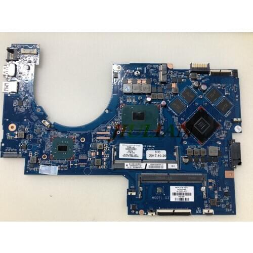 SPARE PARTS DAG37DMBAD0 For HP Omen 17-AB 17-W 17-W2 Laptop Motherboard 915550-601 Mainboard 1050Ti/4GB w/ i7-7700HQ 2.8Ghz CPU