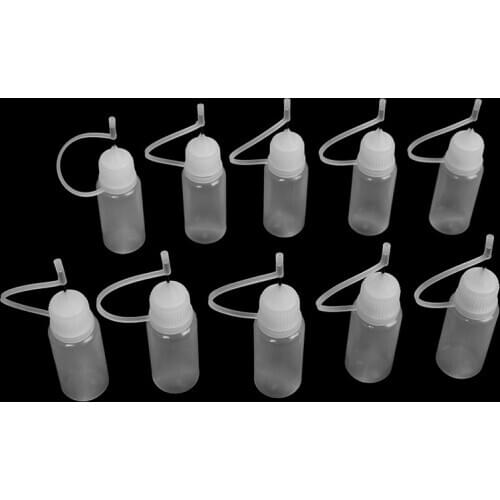 10Pcs/set 10ML Glue Applicator Needle Squeeze Bottle for Paper Quilling DIY Scrapbooking Paper Craft Tool DIY tool
