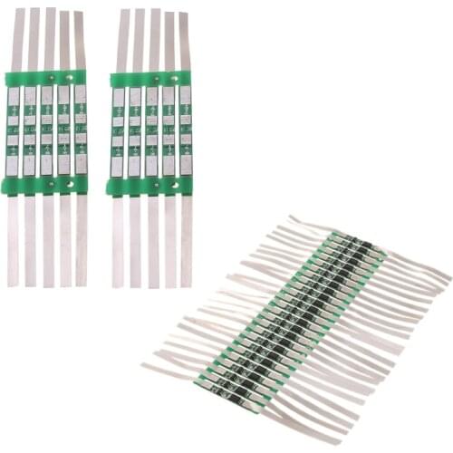 10pcs/set 3.7V 3A BMS Protection Board for 1S 18650 Lithium Battery Over Charge Protective Plat with Solder Belt