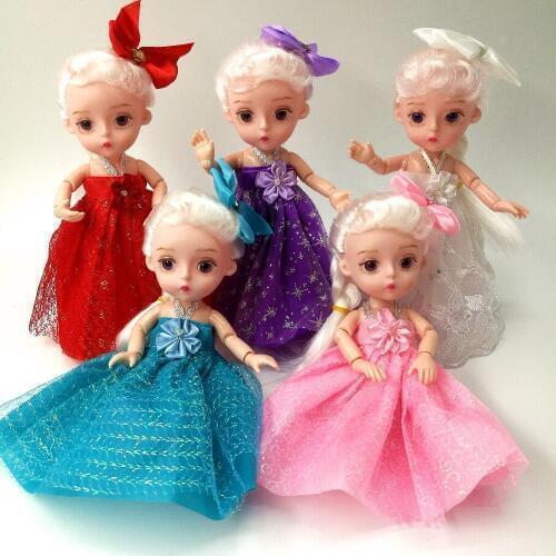 3D Simulation Eyes Dolls BJD Jointed Doll Girls' Birthday Gift Car Decoration Fashion Doll Princess lol reborn Baby Doll Toys