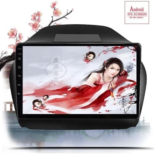 10.1" Android 10.0 Car GPS Radio Player for Hyundai IX35 2009 - 2015 with Octa Core 6+128G Auto Stereo Multimedia Head units DVD