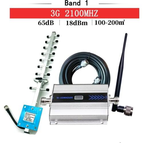 BigSale!! 3g Signal Amplifier WCDMA 2100 Cell Signal Booster UMTS Mobile Signal Amplifier GSM 3G cellular signal Repeater 3G