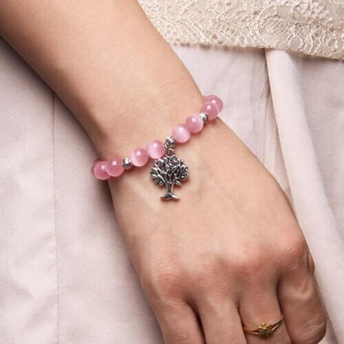 Natural Volcanic rock stone beads Elastic bracelet Plating volcanic lava stone beaded bracelet Handsome jewelry for men gifts