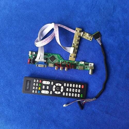 LVDS 40-Pin VGA USB AV HDMI-compatible Kit Panel drive board LED LCD 1366*768 Analog For B156XTN02.0/B156XTN02.1/B156XTN02.2/3/4