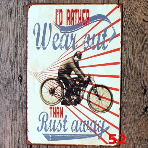 Wear Out Retro Metal Tin Sign Plaque Poster Wall Decor Art Shabby Chic Gift