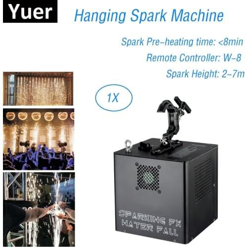 600W Cold Spark Fire Work Machine For Wedding Celebration DMX 512 Controller Cold Spark Fountain Sparkular Machine For Stage Dj