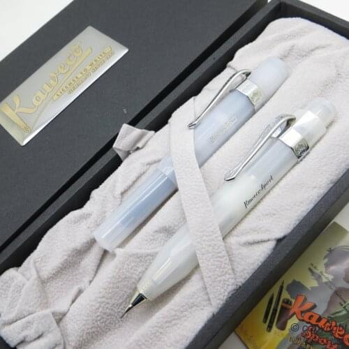 Kaweco Frosted White Pen Set 07 Tip Pen + Fountain Pen Set | İsme Special Pen