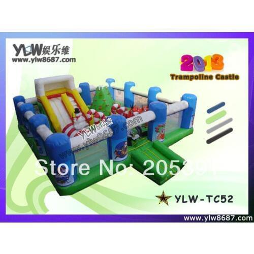 Inflatable trampoline bed,inflatable trampoline castle for children
