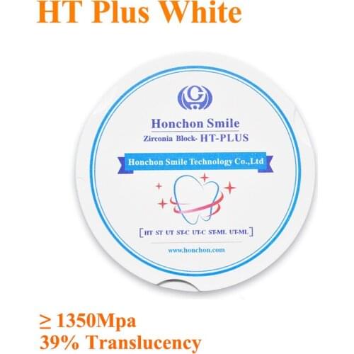 OD95mm HT-PLUS Dental Zirconia Block for Zirkonzahn CADCAM system high strength 1350Mpa