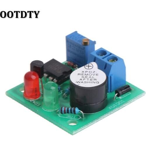 OOTDTY 12V On-Board Battery Low Voltage Alarm Buzzer Under Voltage Protection Module