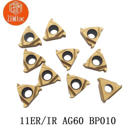 10 pieces 11ER A60 BP010 insert carbide insert for thread turning tool boring bar blade limited