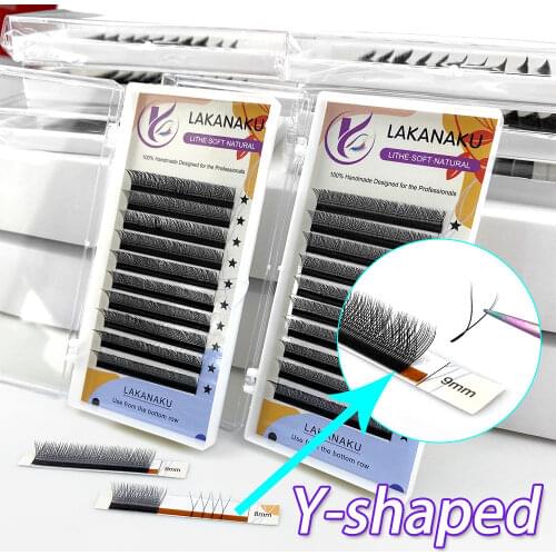 LAKANAKU YY Volume Eyelash Clusters Cilia Lashes Vendor Extensions Cashmere Mink Eyelash Makeup YY Cilios