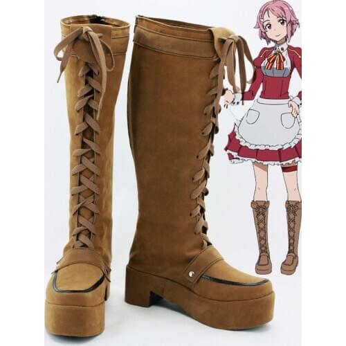 Custom made Lizbeth Shoes from Sword Art Online Cosplay