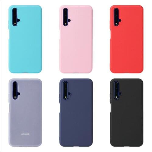 Skin Feel Silicone Phone Case For Huawei Honor 20 20s Honor 20 Pro Honor20 lite Nova 5 5T 5i P30 Pro Matte Soft TPU Back Cover