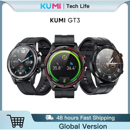 KUMI Magic GT3 SmartWatch Heart Rate Monitoring BT5.0 DIY Magic Smart Watch Life Waterproof Global Version with Multi-sport Mode
