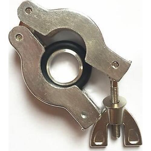 2PCS KF16 Aluminum Vacuum Clamp Pump Flange Fitting Parts w O-ring and Bracket XWJ