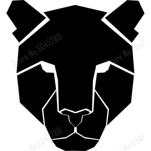 Leopard Design Car Decals Animal Totem Stickers Decorative Stickers with Leopard Design on Car Windows Discount Sales H197
