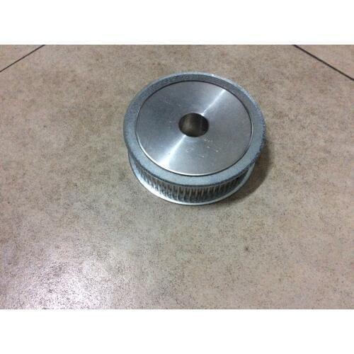 Free shipping cost 25mm width 54tooth HTD8M Aluminum pulley customized design
