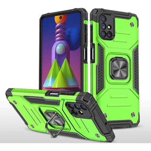 For Samsung M51 Case Magnetic Holder Protective Case Impact Bumper Armor Shockproof Case Cover for Samsung Galaxy M51 M 51