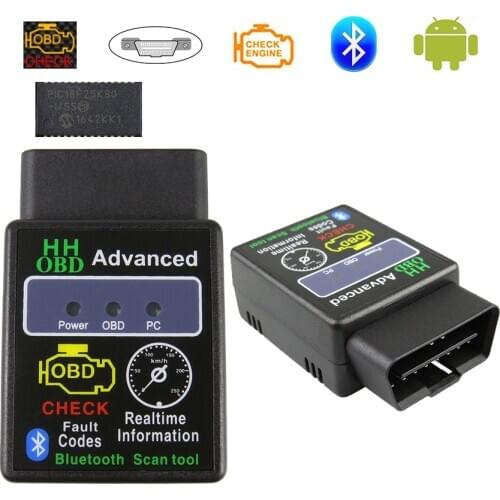 ELM327 Bluetooth V1.5 Car Diagnostic Scanner For Android/PC ELM-327 OBD 2 Code Scanner ELM 327 V 1.5 OBD2 Auto Diagnostic Tool