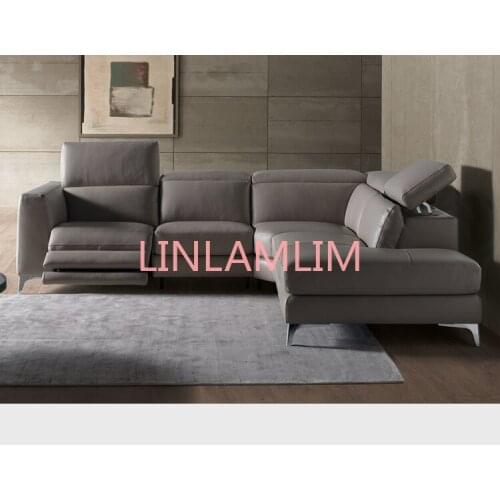 Living Room Sofa set corner sofa recliner electrical couch genuine leather sectional sofas muebles de sala moveis para casa