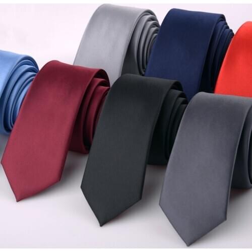Linbaiway 5cm Polyester Neck Ties for Men Skinny Slim Narrow Neckties Business Wedding Dress Neckwear Ties Cravat Custom LOGO