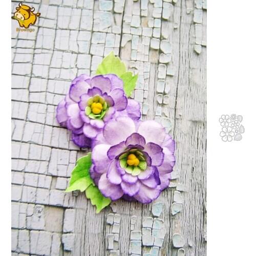 Metal Cutting Dies Flower Leave Template for Scrapbooking Album Paper Card Gift Decor Embossing Stencil Mold Punch New Dies