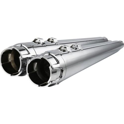 4" Megaphone Mufflers Exhaust Pipes For Harley 95-16 Touring Electra Road Glide Street Glide FLHR FLH FLT Motorcycle Accessories