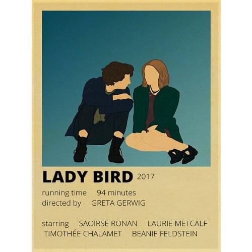 Vintage Movie Lady Bird Retro Pre-Printed 11CT Cross Stitch Kit Embroidery DMC Threads Painting Handiwork Handicraft Decor