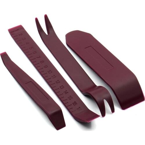 2018 New 4pcs Portable Auto Car Radio Panel Door Clip Panel Trim Dash Audio Removal Installer Pry Kit Repair Tool Free Shipping