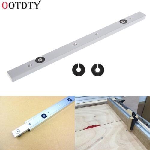 OOTDTY 300MM Aluminium Alloy Rail Miter Bar Slider Table Saw Gauge Rod Woodworking Tool